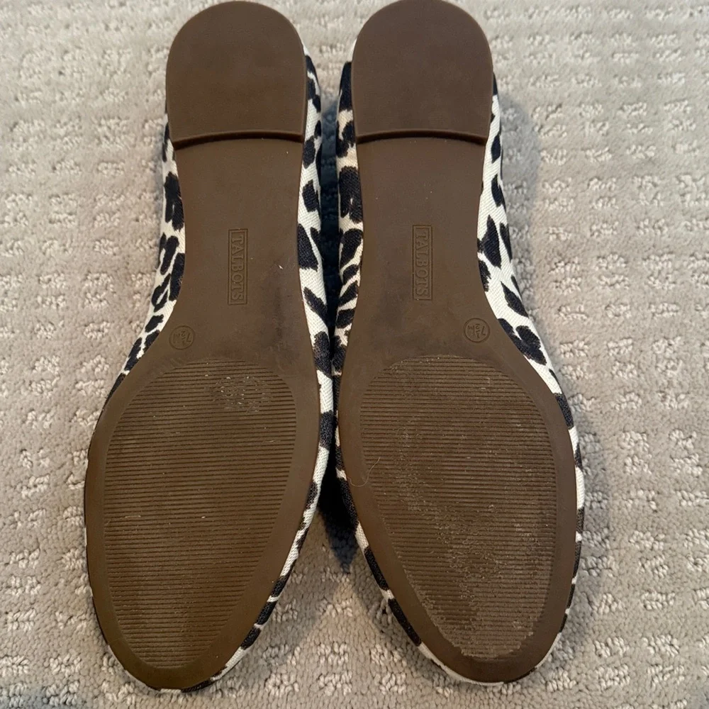 Talbots Animal Print Ballet Flats 7.5 - Picture 3 of 4